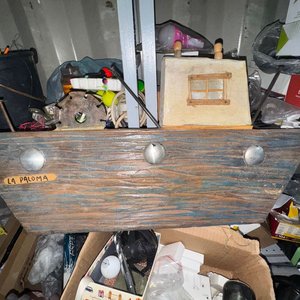 Cuadro Grande "La Paloma" en Madera Pesada - imagen 1
