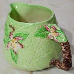 Jarra Antigua Inglesa Carlton Ware "Apple Blossom Green" - imagen 2