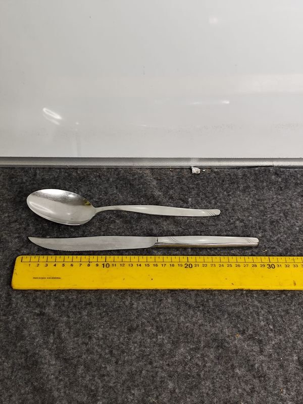 Set de Cubiertos Hércules: Cuchara de 25 cm y Cuchillo de 30 cm