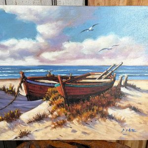 Lote siguiente: Pintura "Playas de Uruguay" de Eduardo Díaz, óleo sobre cartón