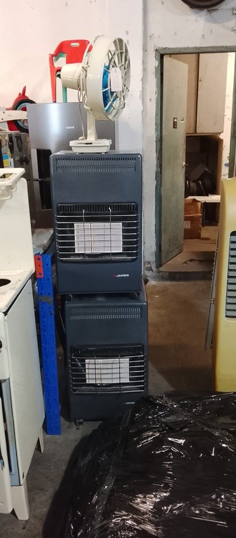 2 Estufas Eléctricas Portátiles James con Ruedas