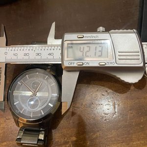 Reloj Armani Exchange AX2119 Bicolor Acero Inoxidable Multifunción - imagen 6