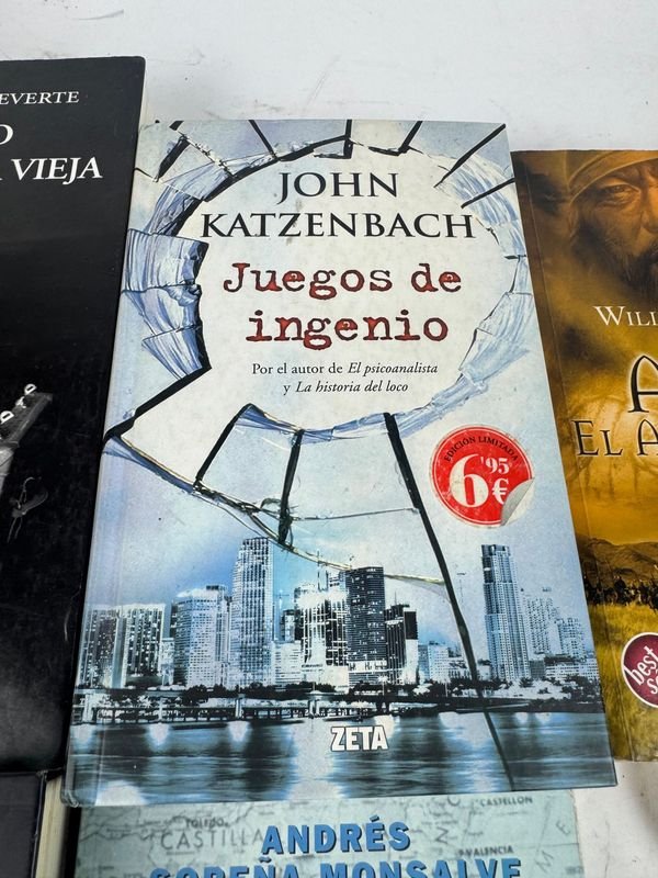 Colección de 5 libros de novela y thriller histórico/policial - imagen 5