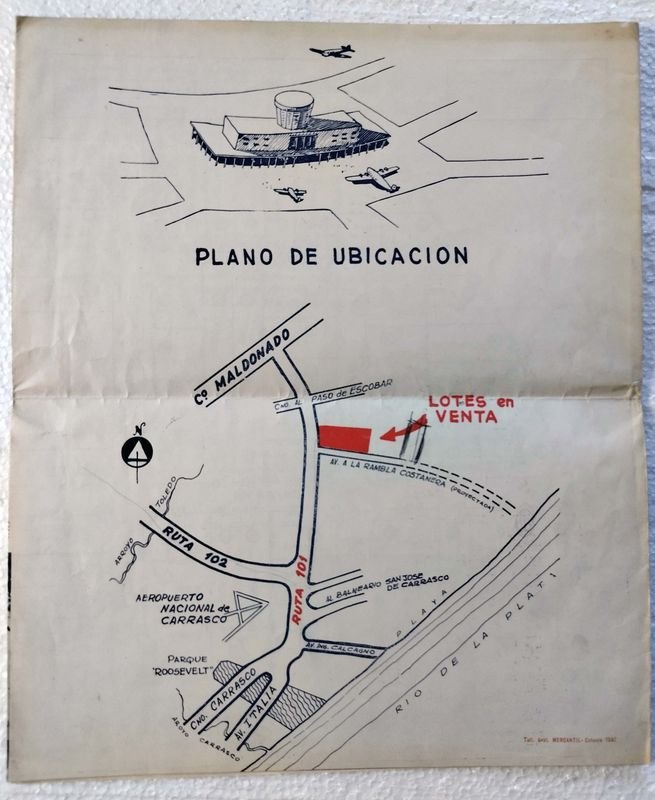 Panfleto Ilustrado de Venta de Terrenos en Barrio Parque Rincón de Carrasco - imagen 4