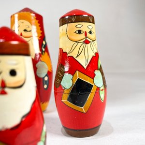 Matrioshka Papá Noel Decorada - imagen 3