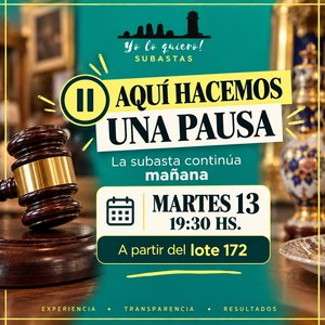 Lote anterior: Subasta Continua Martes 13