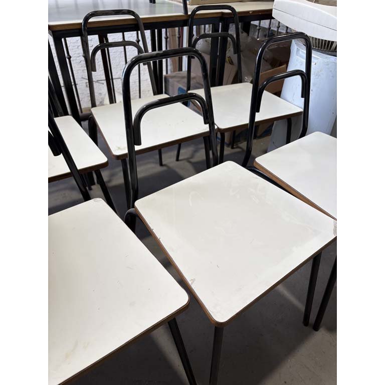 Sillas de hierro y madera para oficina o educación - imagen 2