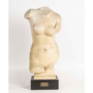 Lote anterior: Escultura Torso Venus de Milo Réplica Museo Louvre