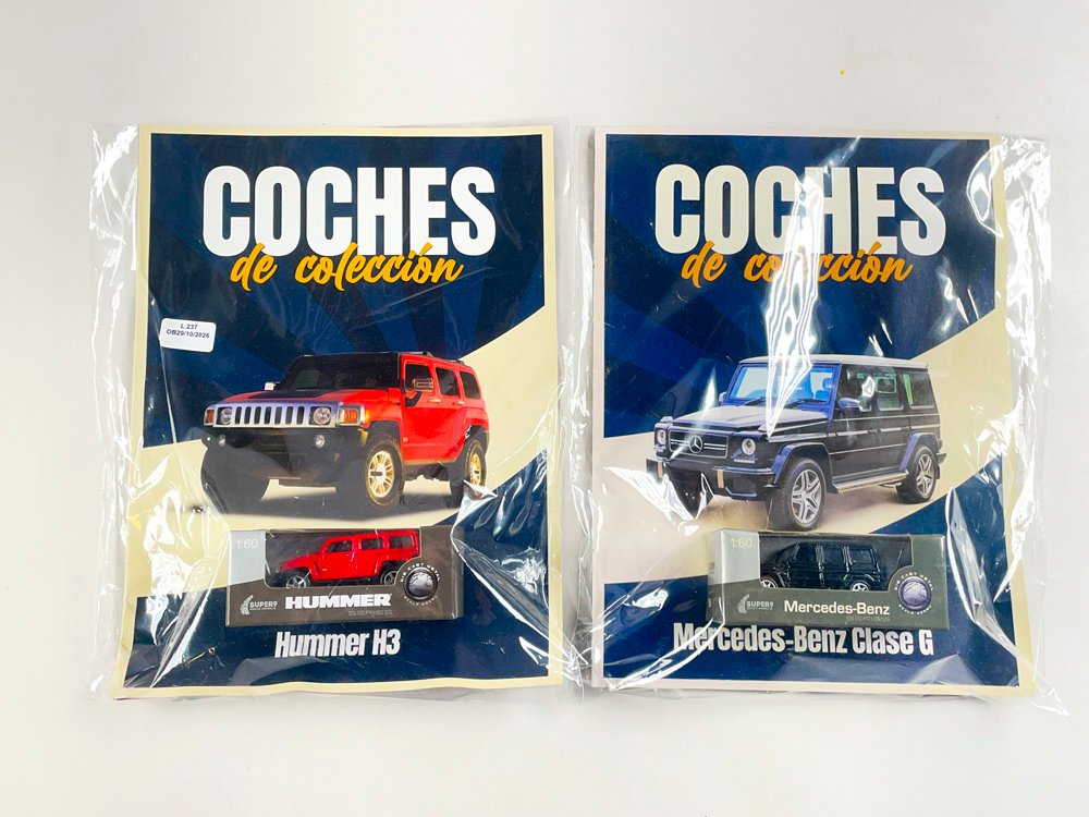 Dos Autos a Escala 1/60: Hummer H3 y Mercedes-Benz Clase G