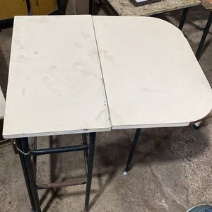 Mesa de Arrimo Extensible Hierro y MDF - imagen 1