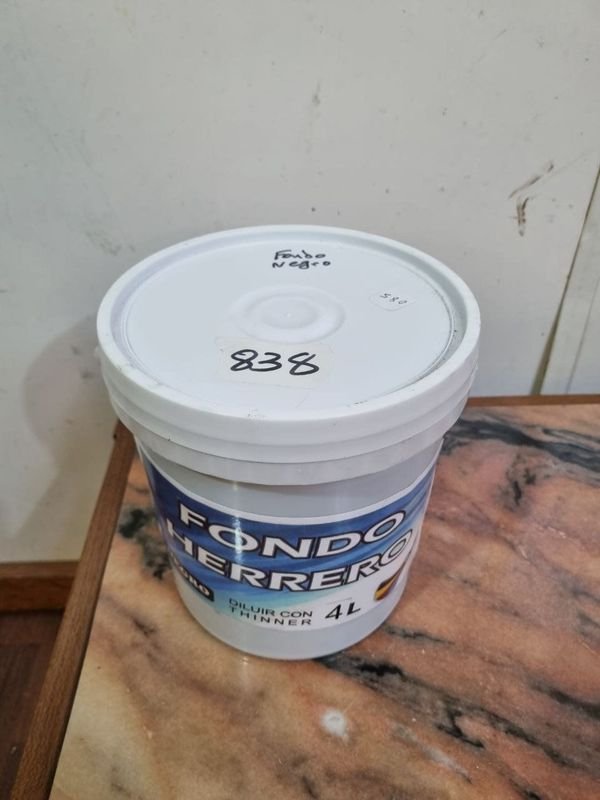 Pintura Fondo Herrero Negro 4L Sin Abrir