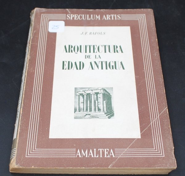 Libro de Arquitectura de la Edad Antigua en buen estado - imagen 2