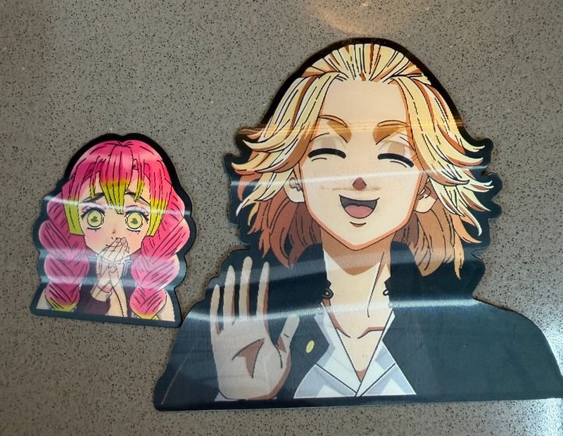 Stickers de Personajes Anime: Mitsuri y Mikey