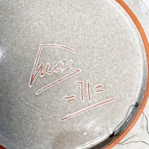 Dos Platos Decorativos Firmados en Cerámica - imagen 6