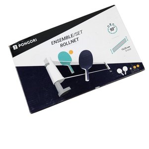 Set de Tenis de Mesa Portátil con Red Enrollable, Paleta y Pelotas - imagen 2
