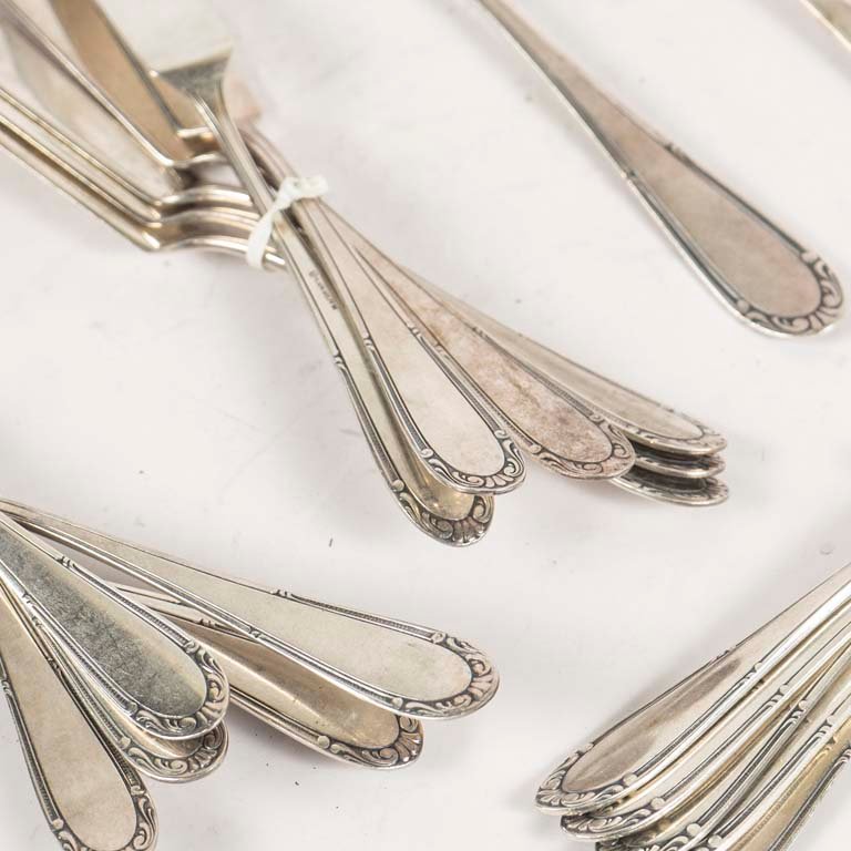 Cubiertos de plata para pescado - Set de 25 piezas - imagen 2