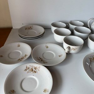 Juego de Té OLMOS Completo con Tazas, Platos y Lechera - imagen 3