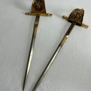 Dos Abrecartas Estilo Espada Española Antigua - imagen 3