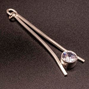 Lote anterior: Colgante de Plata 950 con Circonia - 10.71gr