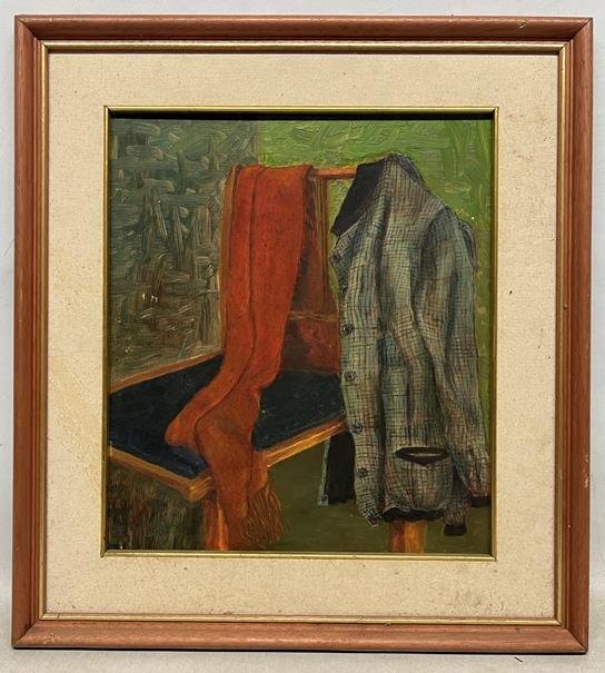 Óleo "Bodegón" de Elba Mañana sobre tabla, 38 x 33 cm - imagen 1