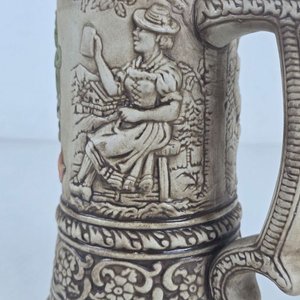Jarra de Cerveza de Cerámica Artesanal "Heidelberg" - Hecha en Brasil - imagen 3
