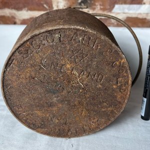 Antiguo Colero de Hierro con Asa - imagen 6