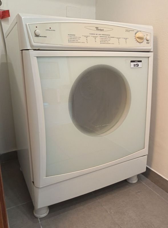 Secarropas Eléctrico Whirlpool WSR24ABDWX Blanco 10kg