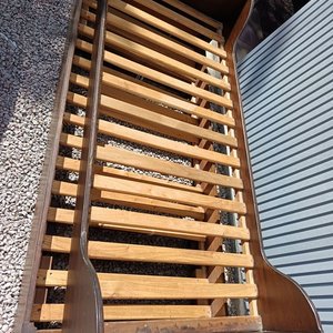 Cama Marinera de Madera Oscura con Carro Inferior - imagen 6