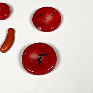 Ocho Corales Naturales Rojos para Joyería - imagen 4
