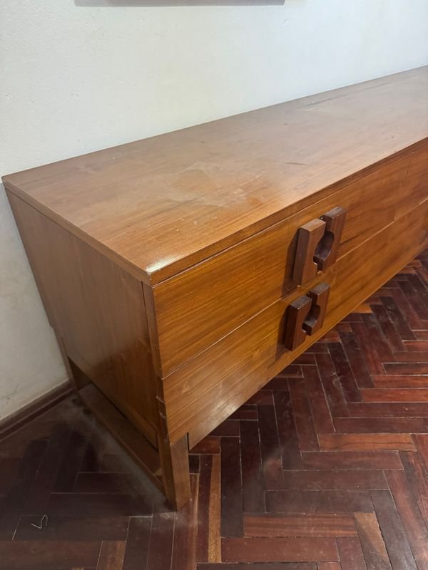 Cajonera horizontal de madera Mid-century de excelente calidad - imagen 2