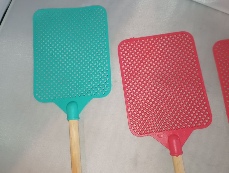 Paddles de silicona y madera para matar moscas - imagen 2