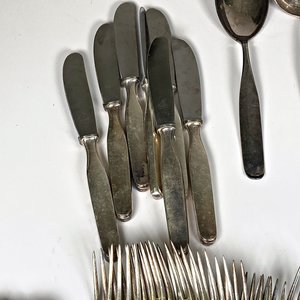 Lote de 145 Cubiertos Martín de Metal: Cucharas, Tenedores y Cuchillos "Rostfrei" - imagen 6