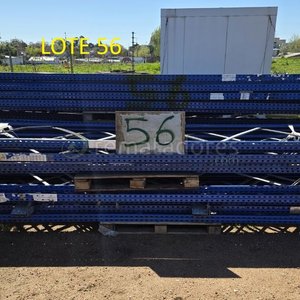 Lote de Estanterías Metálicas Industriales Azules y Naranjas - imagen 1