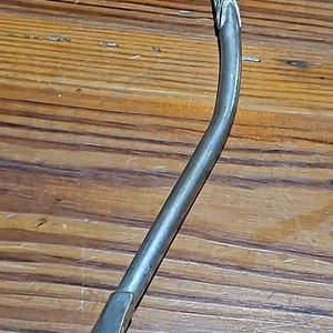 Bombilla Curva de Plata y Oro para Mate - imagen 3