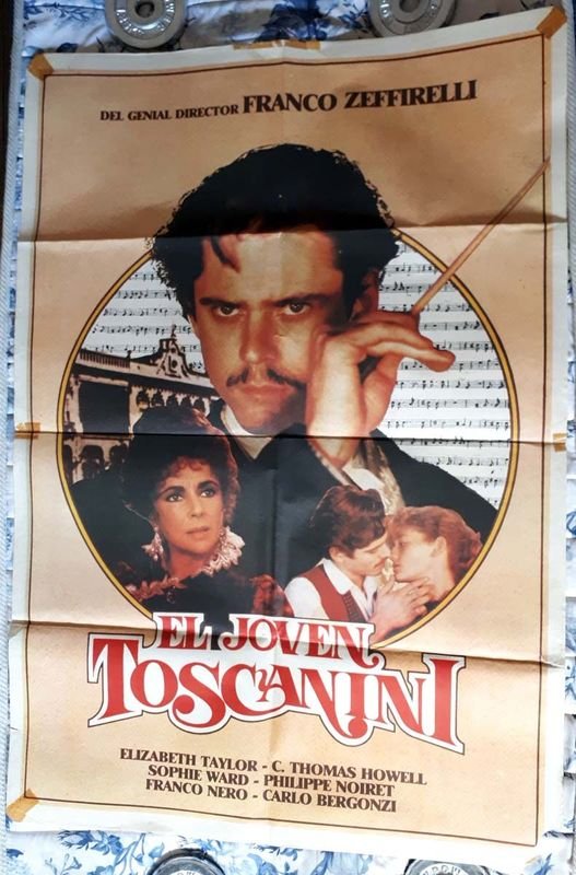 Poster Original "El Joven Toscanini" (1988) - Franco Zeffirelli, Elizabeth Taylor