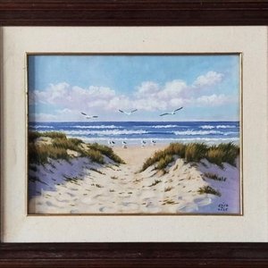Lote anterior: Pintura "Atribuido a Eduardo Díaz" - Óleo sobre Tela Adherida a Fibra - Paisaje Marino