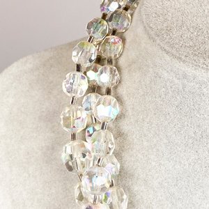 Collar de Cristal Transparente con Tres Vueltas y Cierre Metálico - imagen 5
