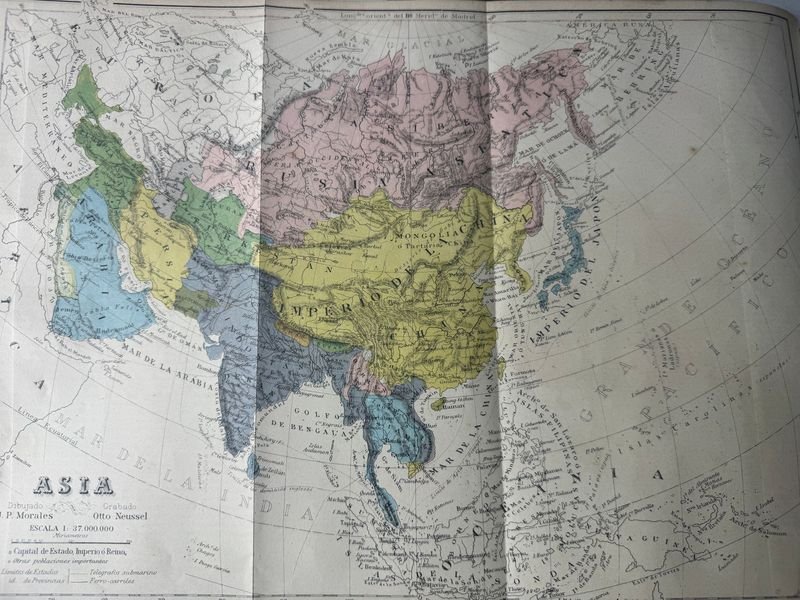 Tres Tomos de Geografía Universal por Malte-Brun - imagen 5