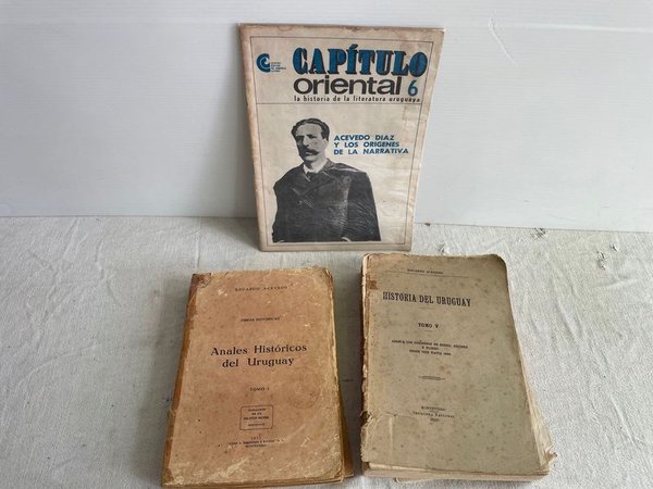 Obras Históricas del Uruguay de Eduardo Acevedo, Tomos I y V, y El Codificador - imagen 1