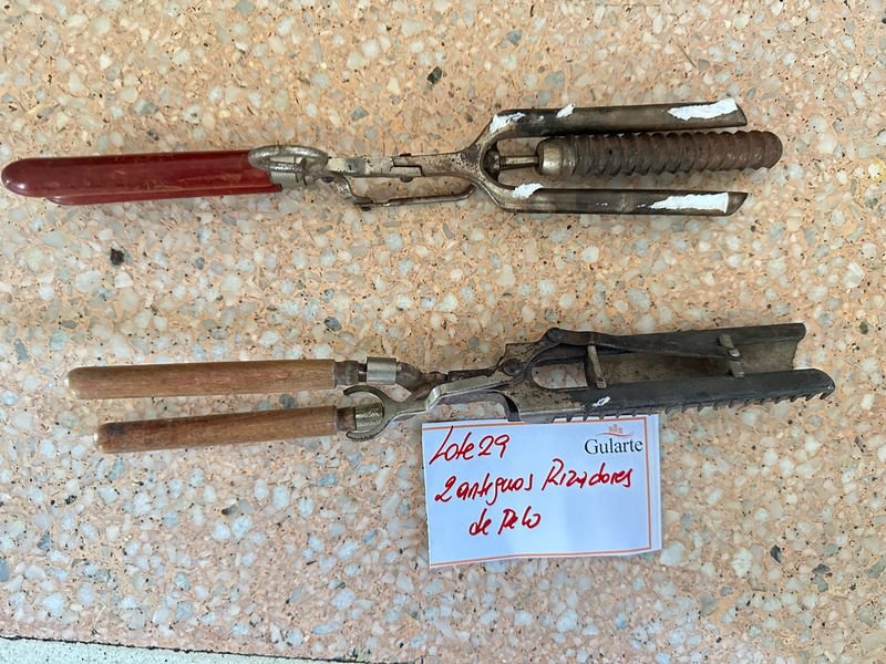 Rizadores antiguos de pelo para venta - imagen 5
