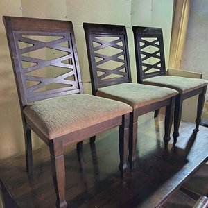 Juego de Comedor Moderno: Mesa de Madera y 6 Sillas - imagen 8