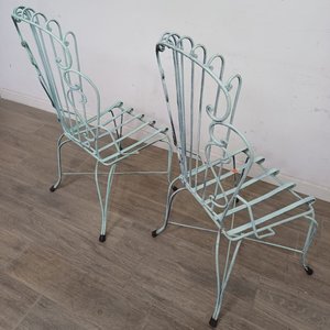 Par de Sillas de Hierro Estilo Clásico para Jardín - imagen 5