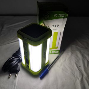 Farol LED Recargable Solar y a Corriente, Nuevo en Caja - imagen 4