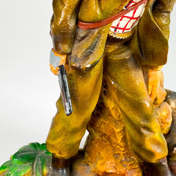 Figurina de cazador con escopeta y perro - imagen 3