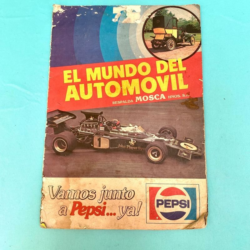 Álbum de Figuritas "El Mundo del Automóvil" Sellado - Mosca Hnos. 1980