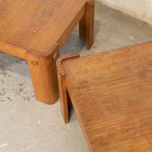 Par de Mesas Laterales de Madera para Living - imagen 3