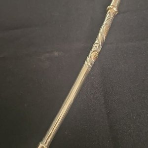 Bombilla Curva de Plata y Oro Martinez Hermano para Mate - imagen 1