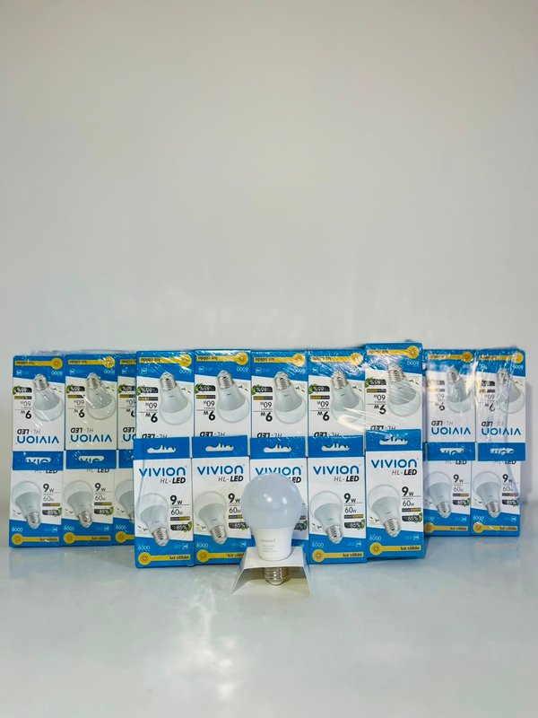 Lote x30 Lámparas LED Vivion 9W Luz Cálida