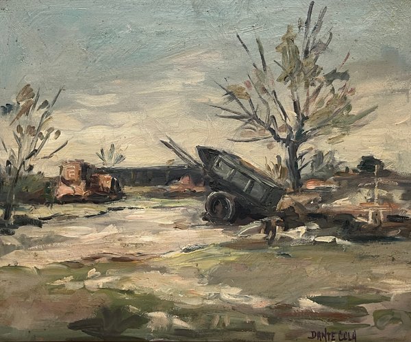 Pintura de Dante Cola: Carro de pértigo - imagen 1