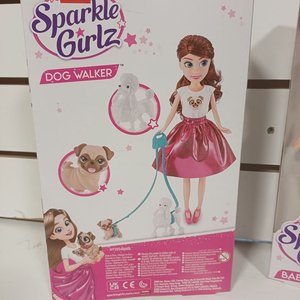 Set de Muñeca Sparkle Girlz Niñera o Paseadora de Perros con Accesorios - imagen 5